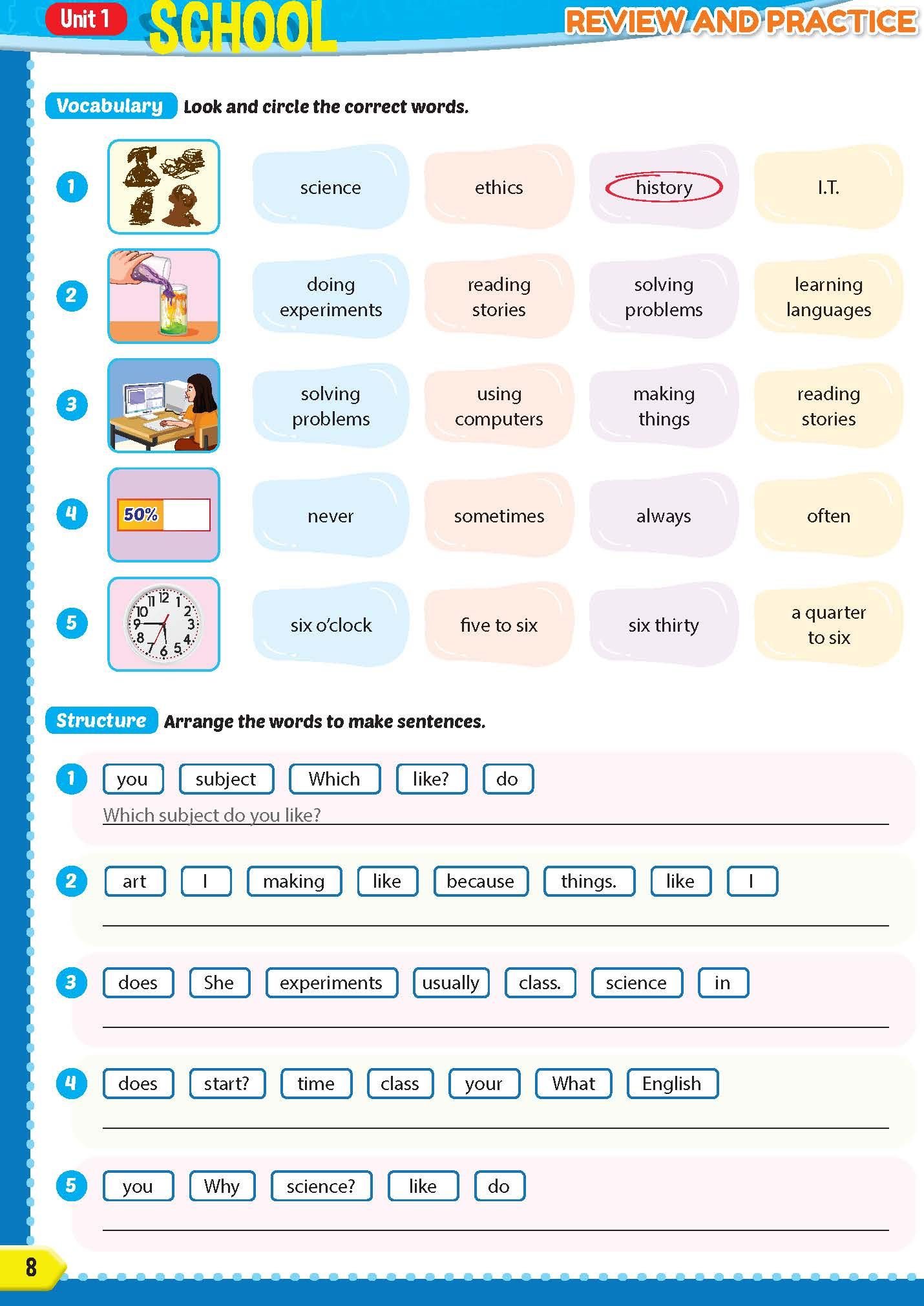 Tiếng Anh 5 i-Learn Smart Start - Notebook (Vở tập viết)