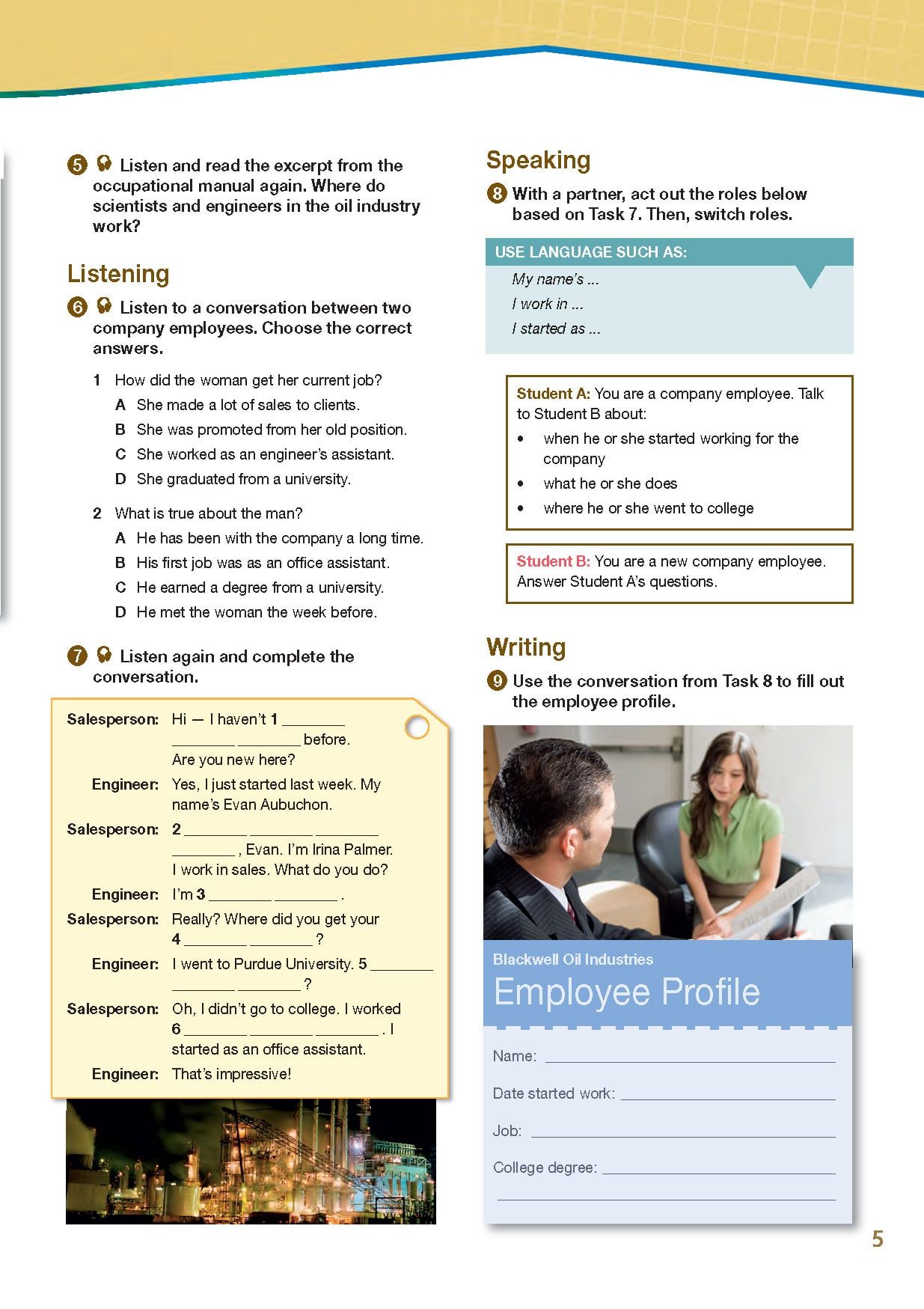 Career Paths Petroleum 1 (Esp) Student