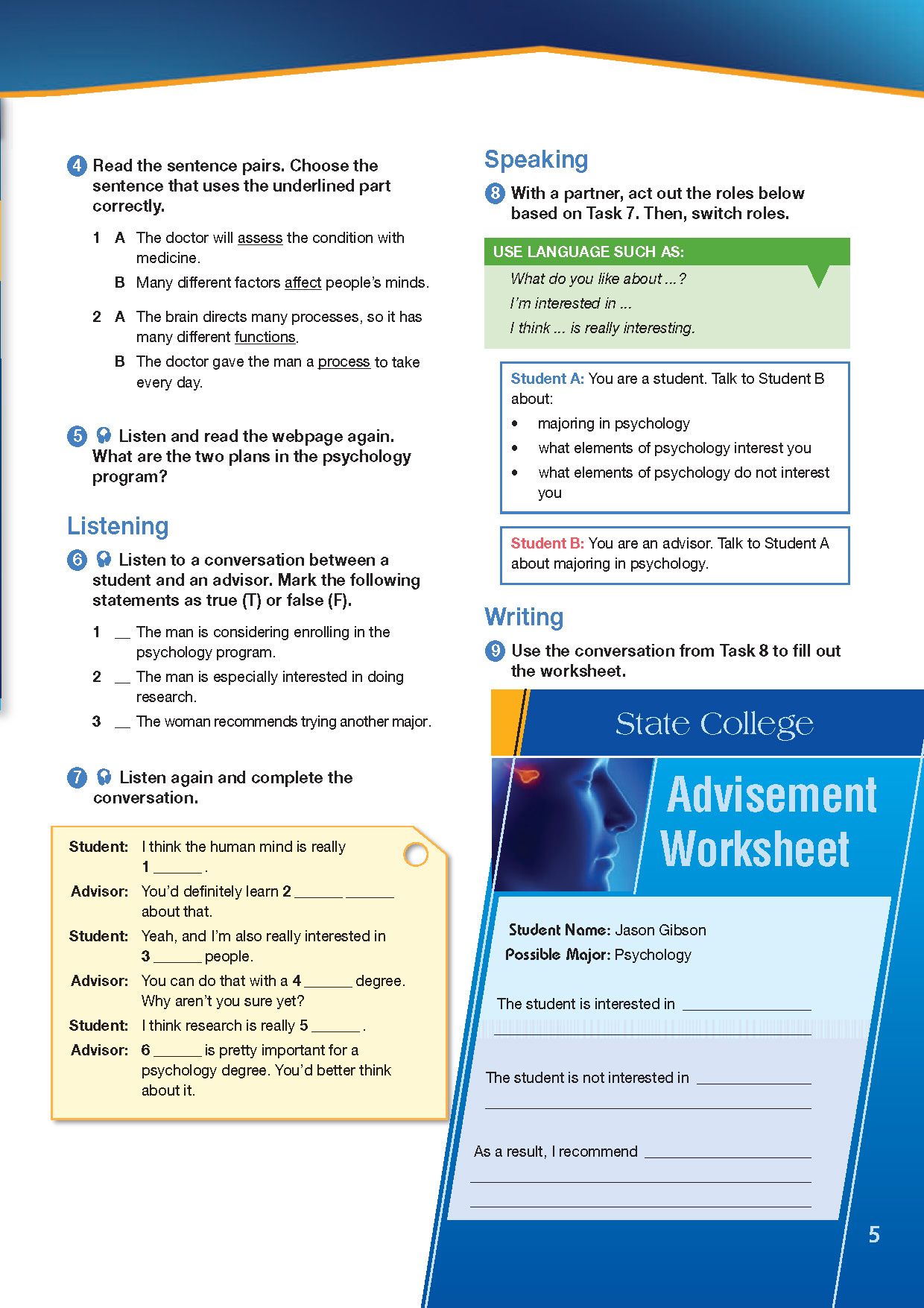 Career Paths Psychology (Esp) Student