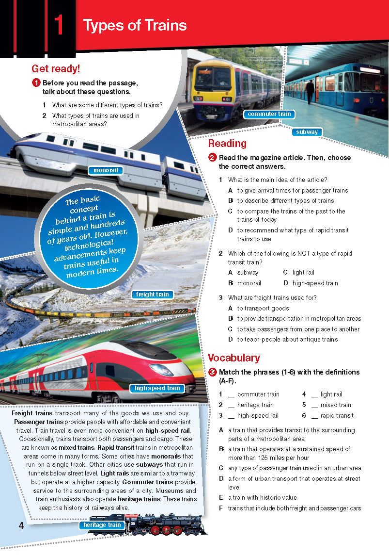 Career Paths Rail Transportation (Esp) Student