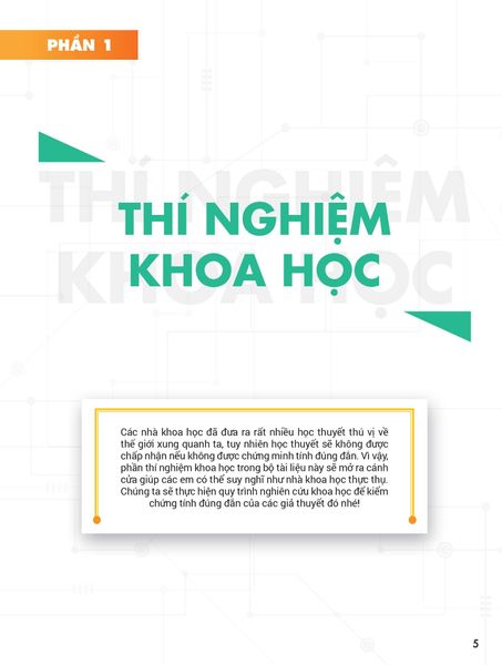 Hoạt động trải nghiệm STEAM 5 Thực hành - vận dụng - sáng tạo (Dành cho học sinh tiểu học)