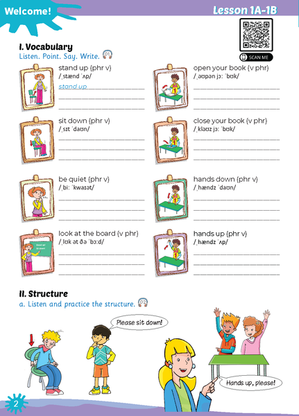 Tiếng Anh 3 Extra and Friends - Vở tập viết