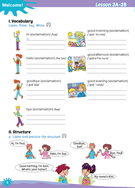 Tiếng Anh 3 Extra and Friends - Vở tập viết