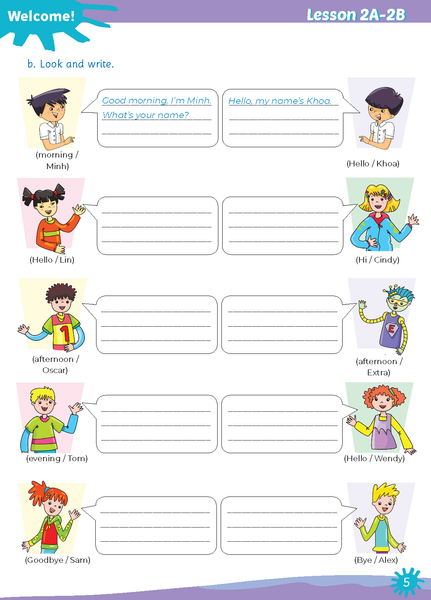 Tiếng Anh 3 Extra and Friends - Vở tập viết