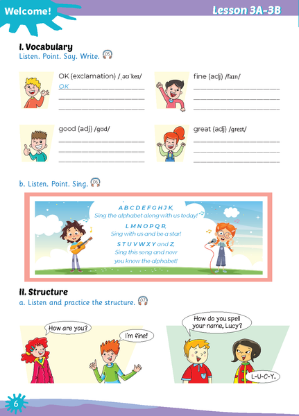 Tiếng Anh 3 Extra and Friends - Vở tập viết