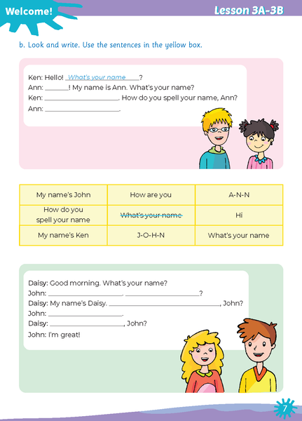 Tiếng Anh 3 Extra and Friends - Vở tập viết