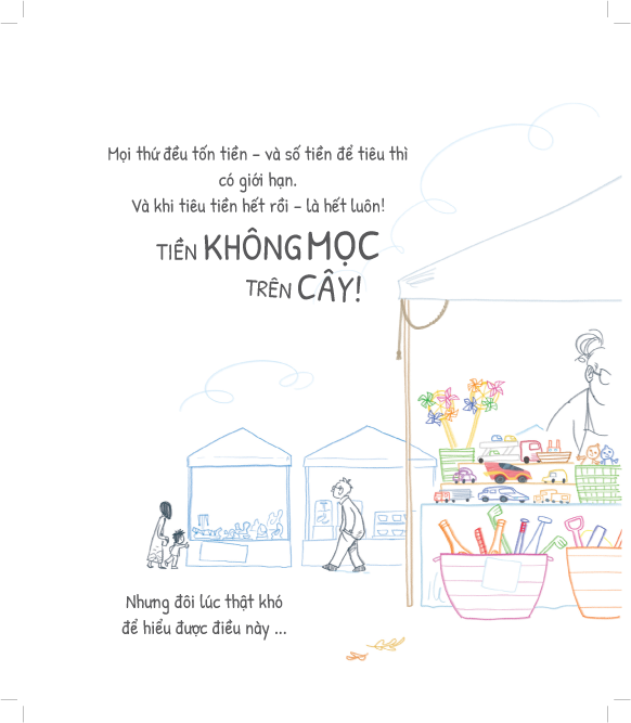 Tủ sách dạy con ứng xử - Tiền không mọc trên cây