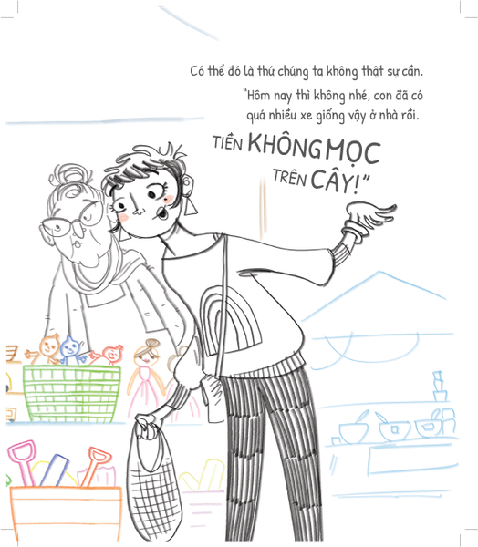 Tủ sách dạy con ứng xử - Tiền không mọc trên cây