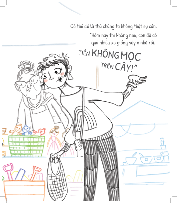 Tủ sách dạy con ứng xử - Tiền không mọc trên cây