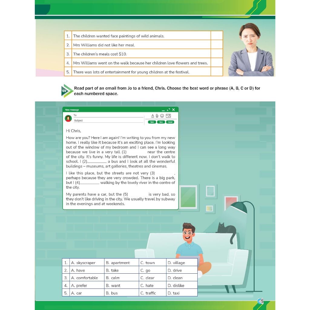 Tăng cường kĩ năng Đọc, Nghe và Giao tiếp Tiếng Anh Lớp 8