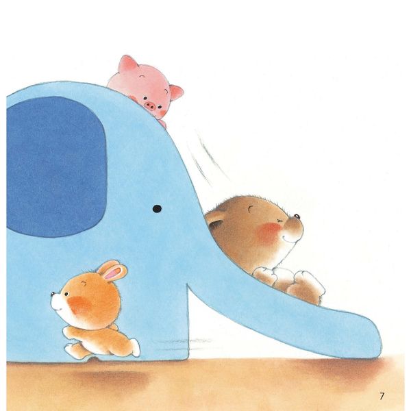 Xếp hàng chờ đến lượt - Tủ sách Ehon cho bé - Sách tranh Ehon Gấu con Kuma