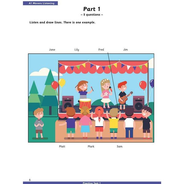 CYLET A1 Movers - Practice Tests 1-5