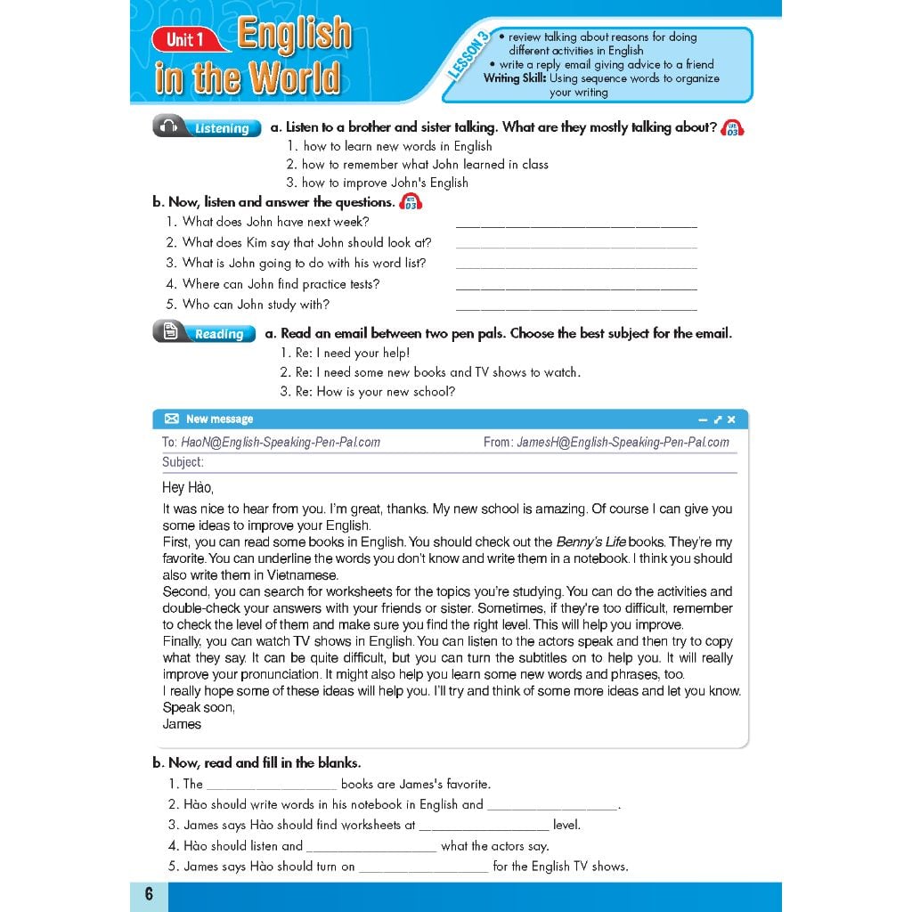 Tiếng Anh 9 i-Learn Smart World - Workbook (Sách bài tập)