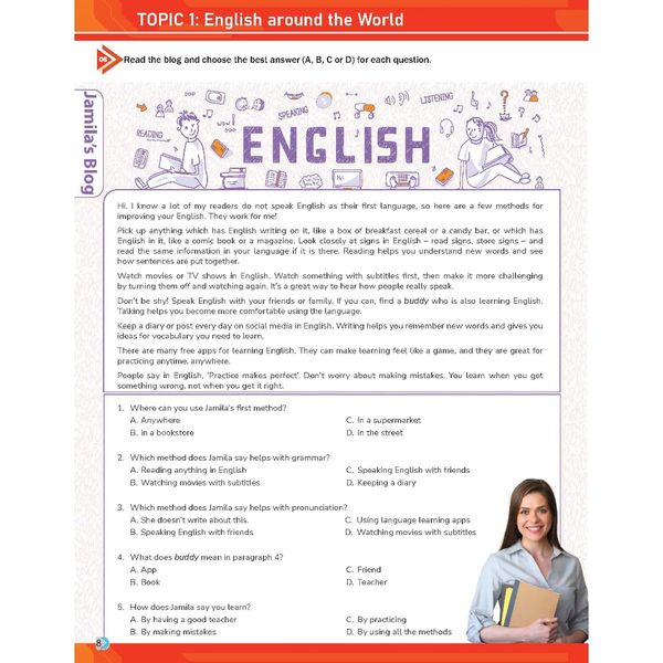 TĂNG CƯỜNG KĨ NĂNG ĐỌC, NGHE VÀ GIAO TIẾP TIẾNG ANH LỚP 9