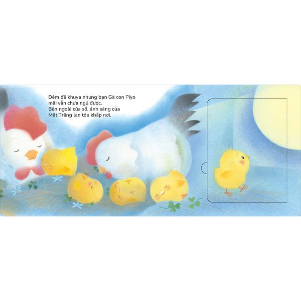 Gà con Piyo Chúc ngủ ngon - Sách tranh Pop-up