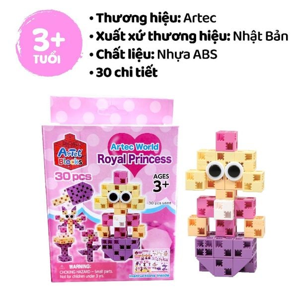 Bộ đồ chơi lắp ghép Artec Thế giới - Công chúa