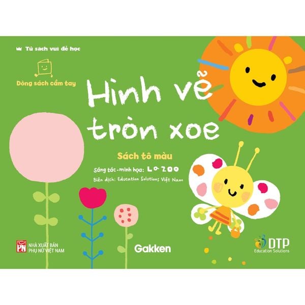 Hình Vẽ Tròn Xoe - Tủ sách vui để học - Sách tô màu - Dòng sách cầm tay - Tủ sách Ehon cho bé