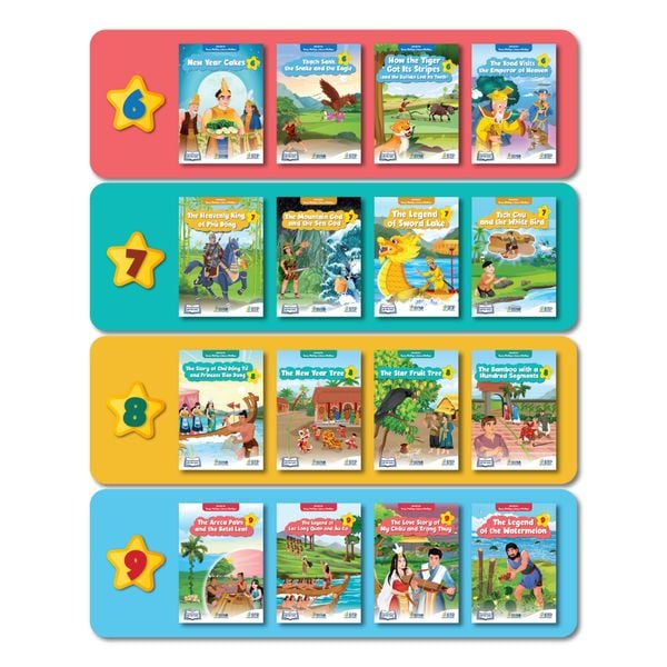 Combo Truyện Đọc Story Vietnamese Folk Tale Pack Full level