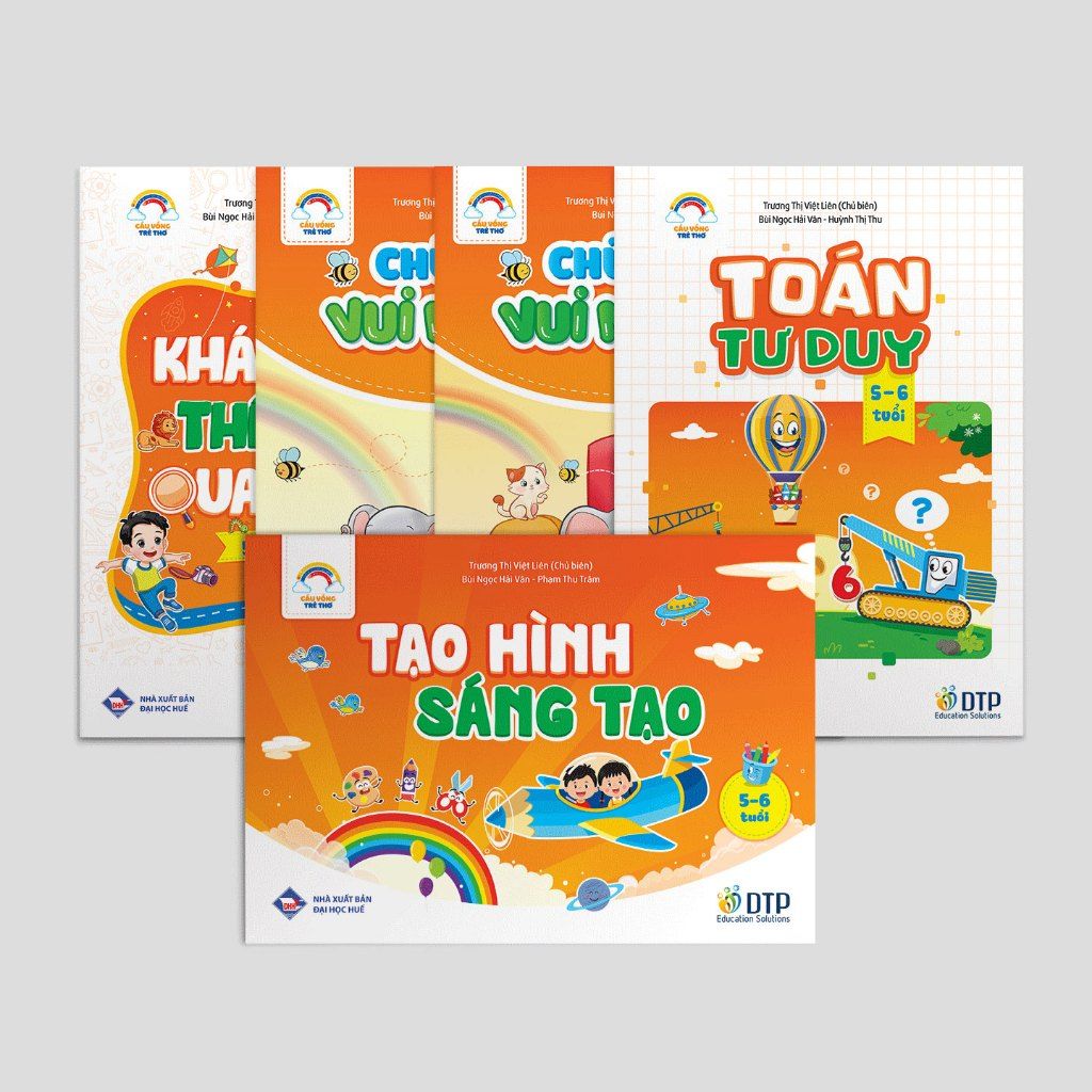 Cầu vồng trẻ thơ - bộ sách dành cho 5 - 6 tuổi (5 quyển)