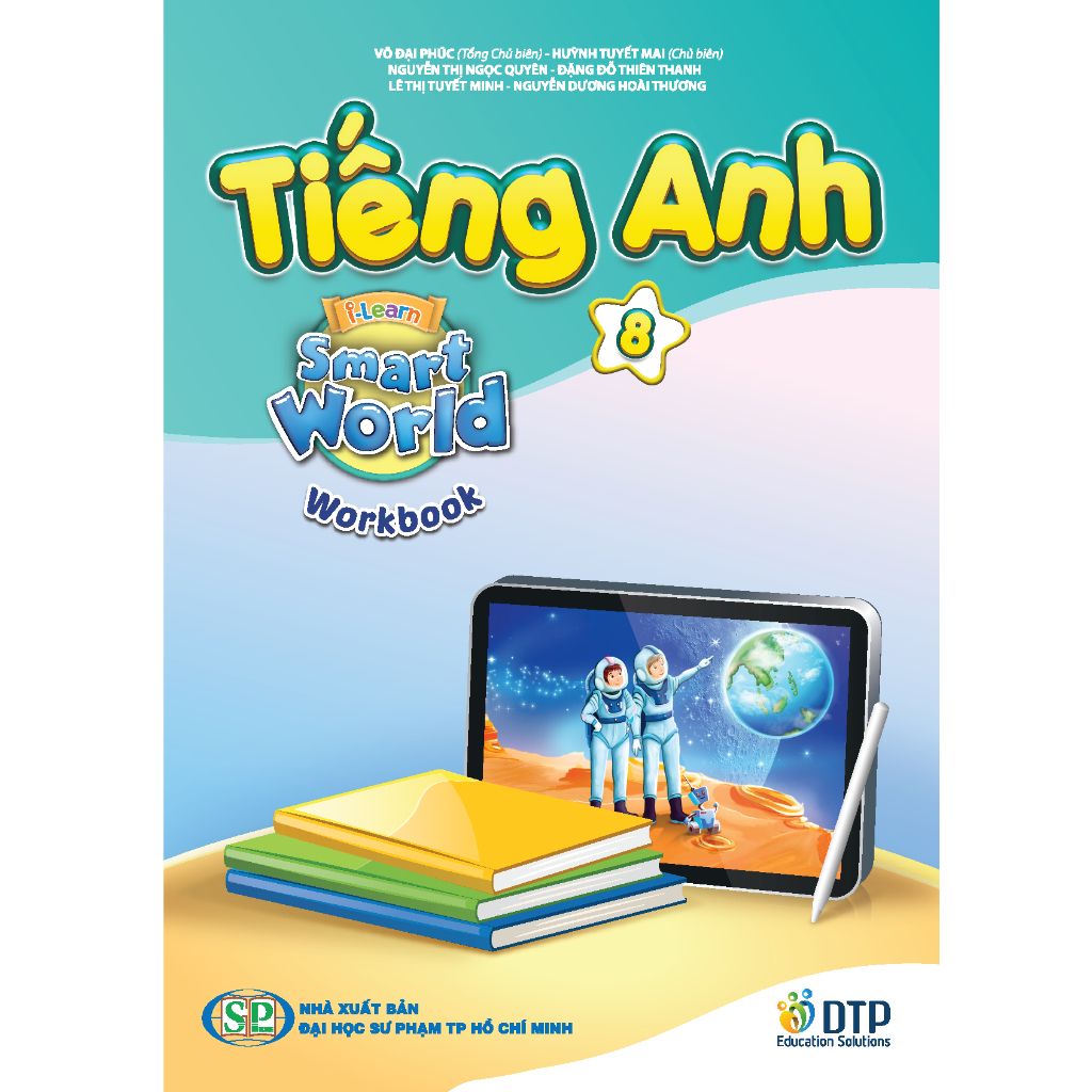 Tiếng Anh 8 i-Learn Smart World - Gói số hóa giáo dục siêu tiết kiệm (SB, WB, NB, Digital Pack)