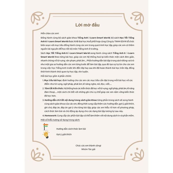 Học tốt Tiếng Anh 6 i-learn Smart World
