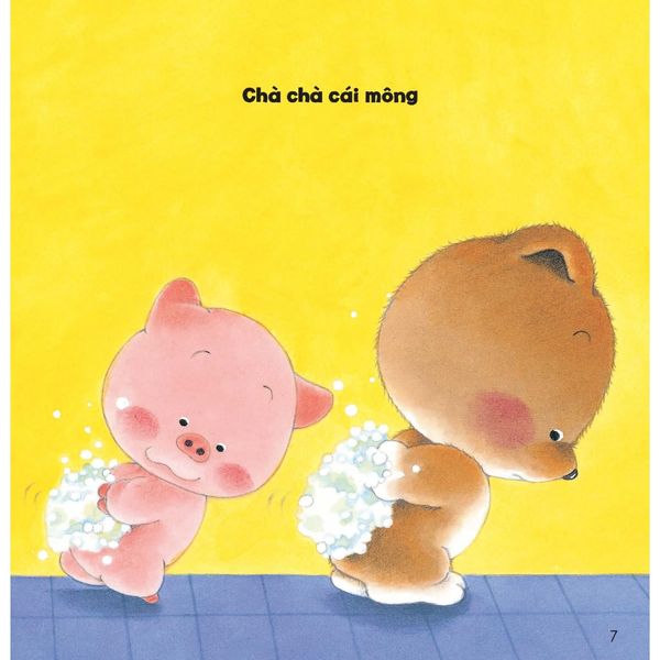 Cùng tắm nào! - Tủ sách Ehon cho bé - Sách tranh Ehon Gấu con Kuma