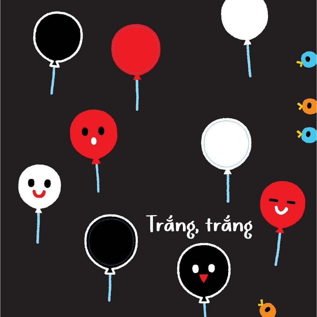 Đỏ, đỏ, đen, đen - Mình cùng vui chơi nhé! - Tủ sách Ehon cho bé