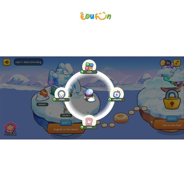 E-voucher - Gói Edufun Premium lớp 9 + [Bộ quà tặng SGK i-Learn smart World + 2 truyện đọc]