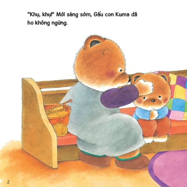 Sách tranh Ehon gấu con Kuma - Những chuyện nhỏ hàng ngày (Bìa mềm)