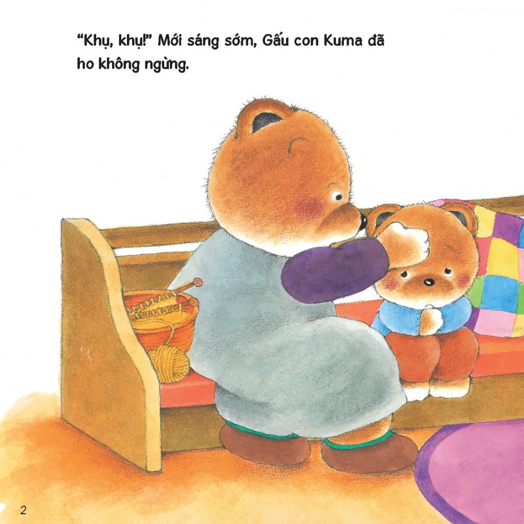Sách tranh Ehon gấu con Kuma - Những chuyện nhỏ hàng ngày (Bìa mềm)