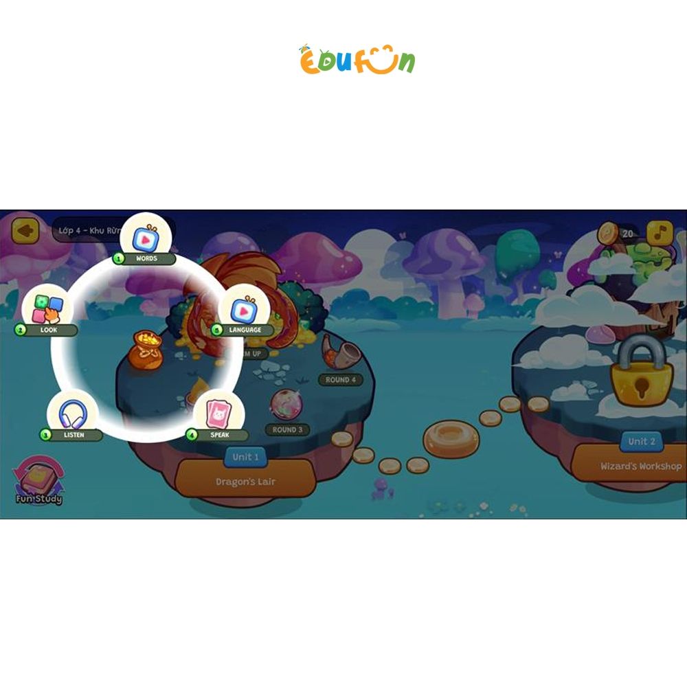 E-voucher - Gói Edufun Premium lớp 4 + [Bộ quà tặng SGK i-Learn smart start + 2 truyện đọc]