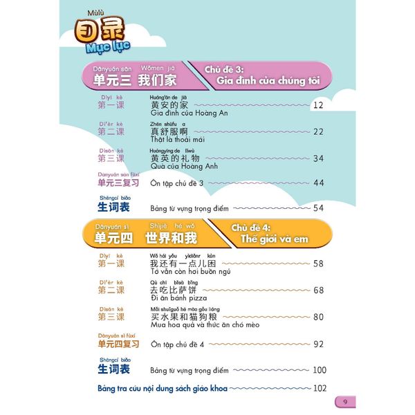 Sách tiếng Trung Quốc 5 - Sách bài học Tập 1 & 2