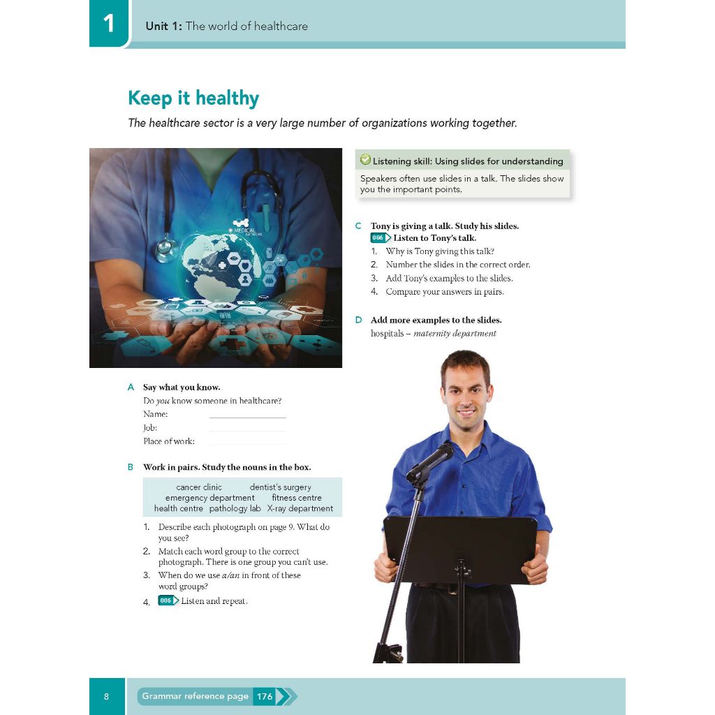 Moving into Healthcare & Nursing - Course Book