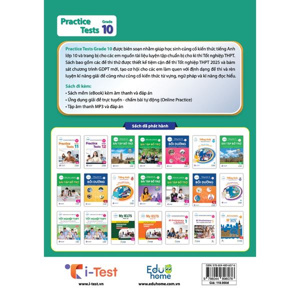 Practice Tests Grade 10