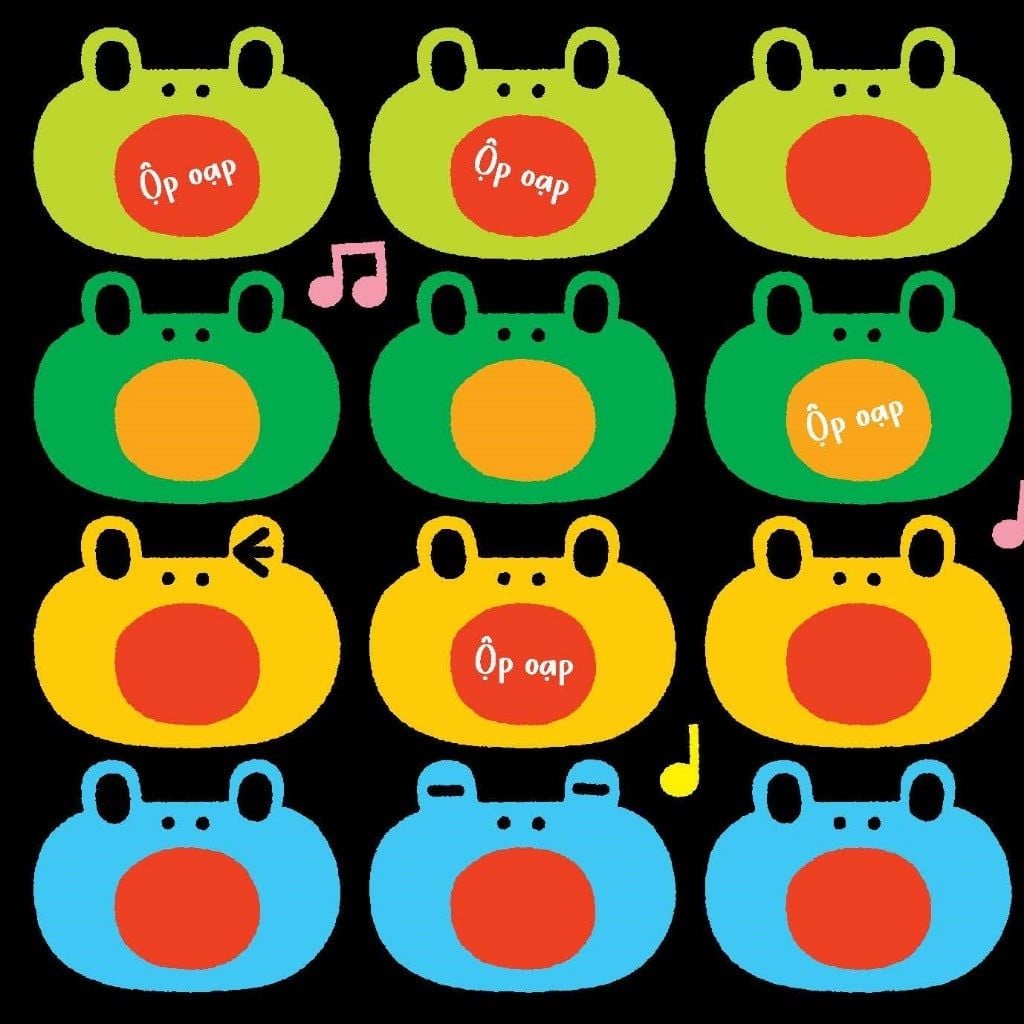 Ộp oạp, ộp oạp! Màu xanh - Mình cùng vui chơi nhé! - Tủ sách Ehon cho bé