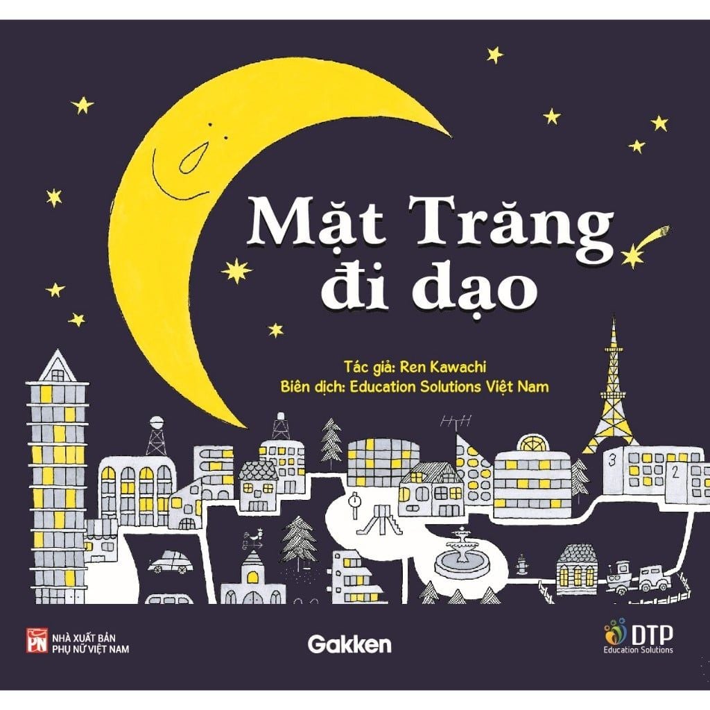 Mặt Trăng đi dạo - Tủ sách Ehon cho bé