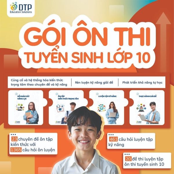 E-voucher - Gói ôn luyện tuyển sinh lớp 10 môn Tiếng Anh