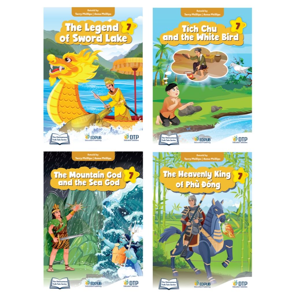 Combo Truyện Đọc Story Vietnamese Folk Tale Pack Full level