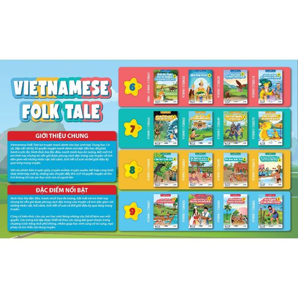 Combo Truyện Đọc Story Vietnamese Folk Tale Pack Level 9