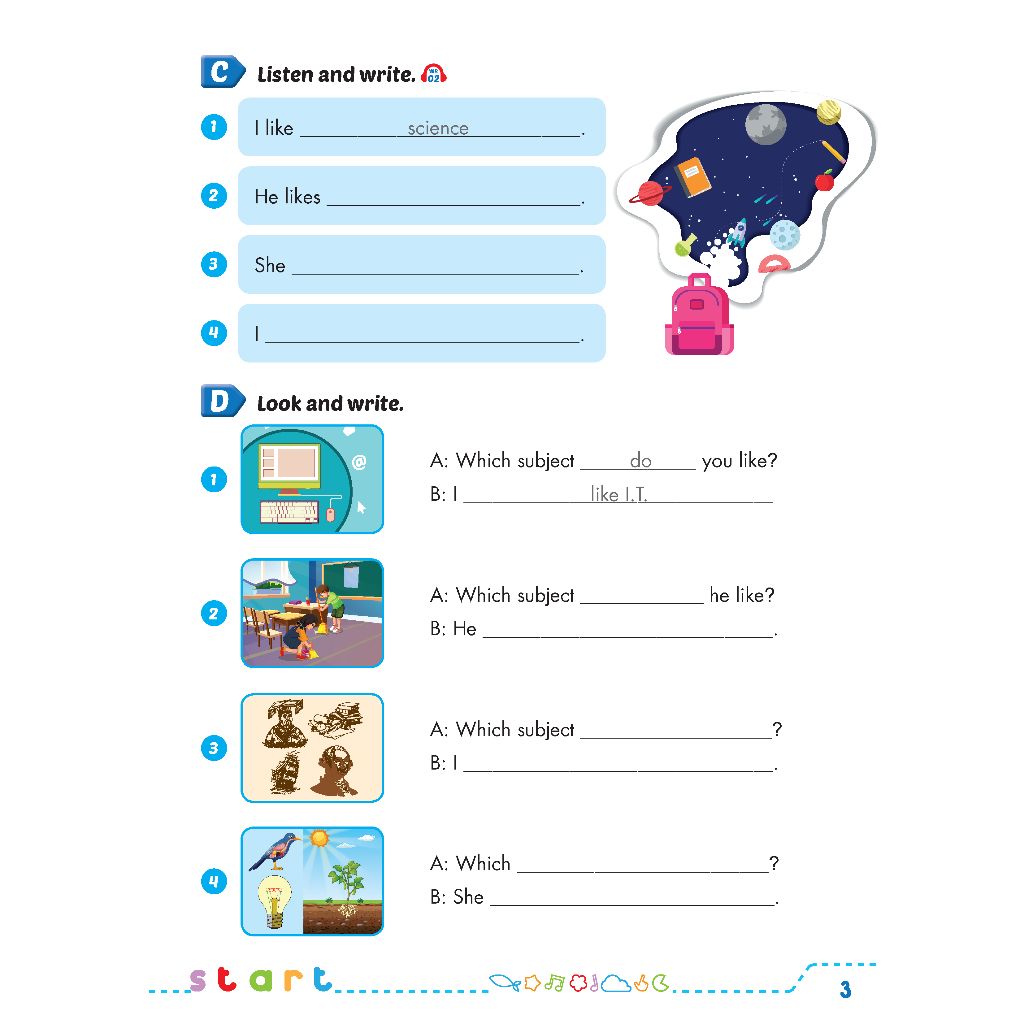 Tiếng Anh 5 i-Learn Smart Start - Trọn bộ (sách học sinh, sách bài tập, Notebook)