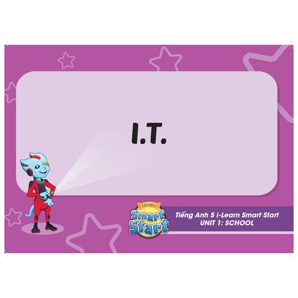 Tiếng Anh 5 i-Learn Smart Start - Flashcards