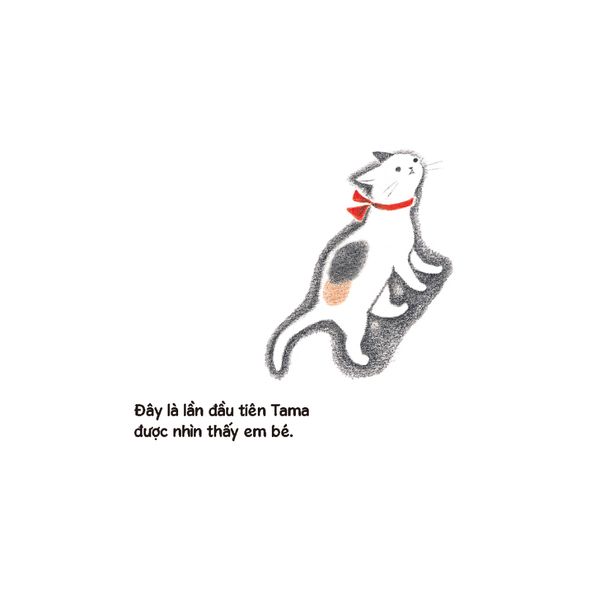 Mèo Tama & em bé