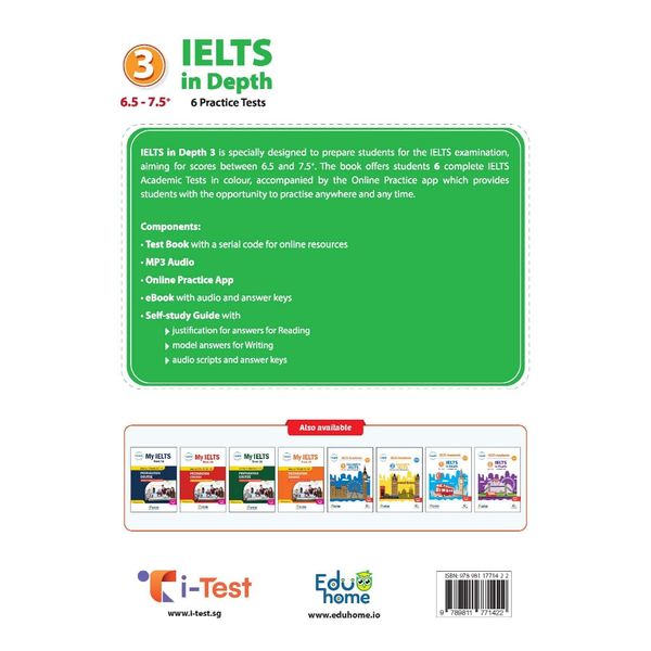 IELTS in Depth 3 (6.5 - 7.5+) - 6 Pratice Tests