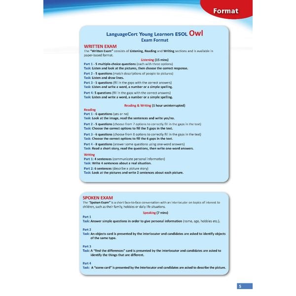 Succeed in LanguageCert Young Learners OWL 1 - 6 Practice Tests - A1