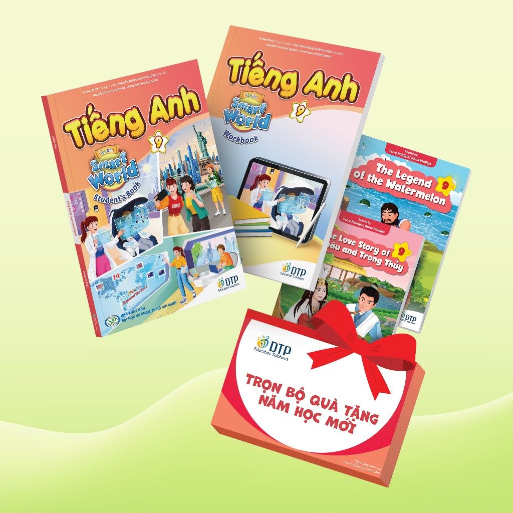 E-voucher - Gói Edufun Premium lớp 9 + [Bộ quà tặng SGK i-Learn smart World + 2 truyện đọc]