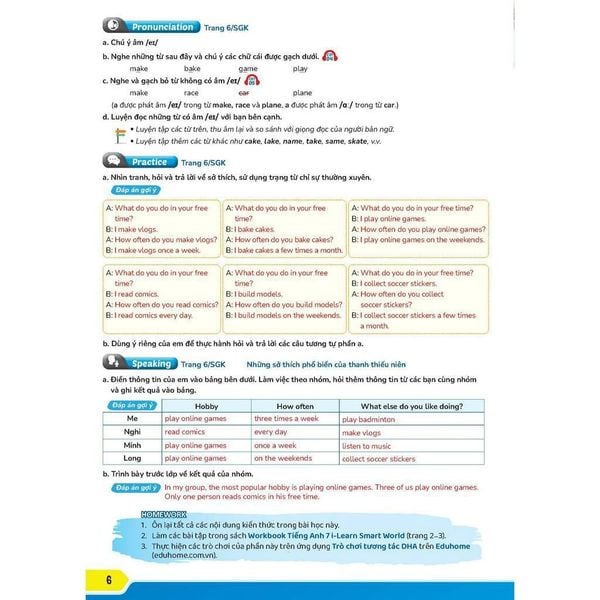 Học tốt Tiếng Anh 7 i-Learn Smart World