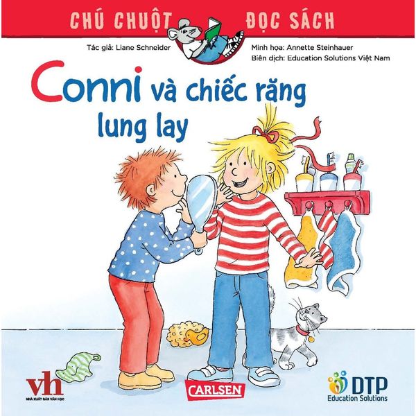 Combo truyện Conni và câu chuyện sức khỏe - Chú chuột đọc sách
