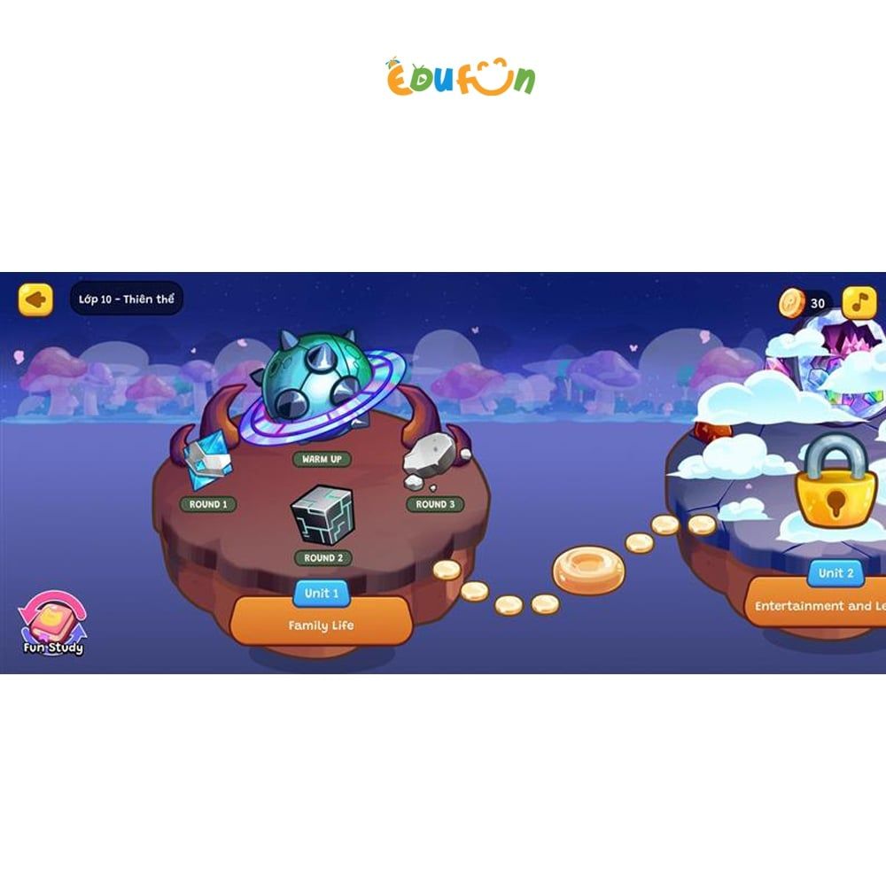 E-voucher - Gói Edufun Premium lớp 10 + [Bộ quà tặng SGK i-Learn smart World + 2 truyện đọc]