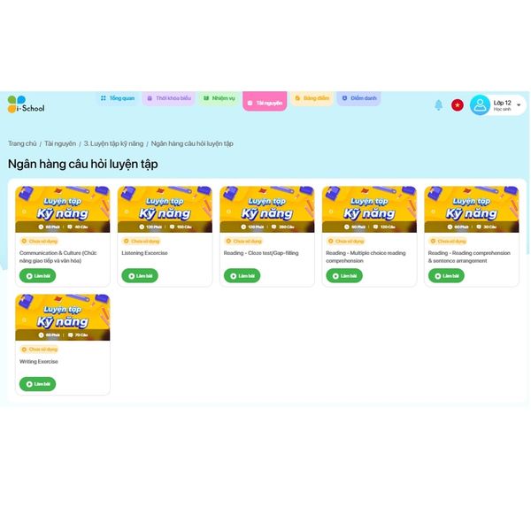 E-voucher - Gói ôn thi tốt nghiệp THPT môn Tiếng Anh