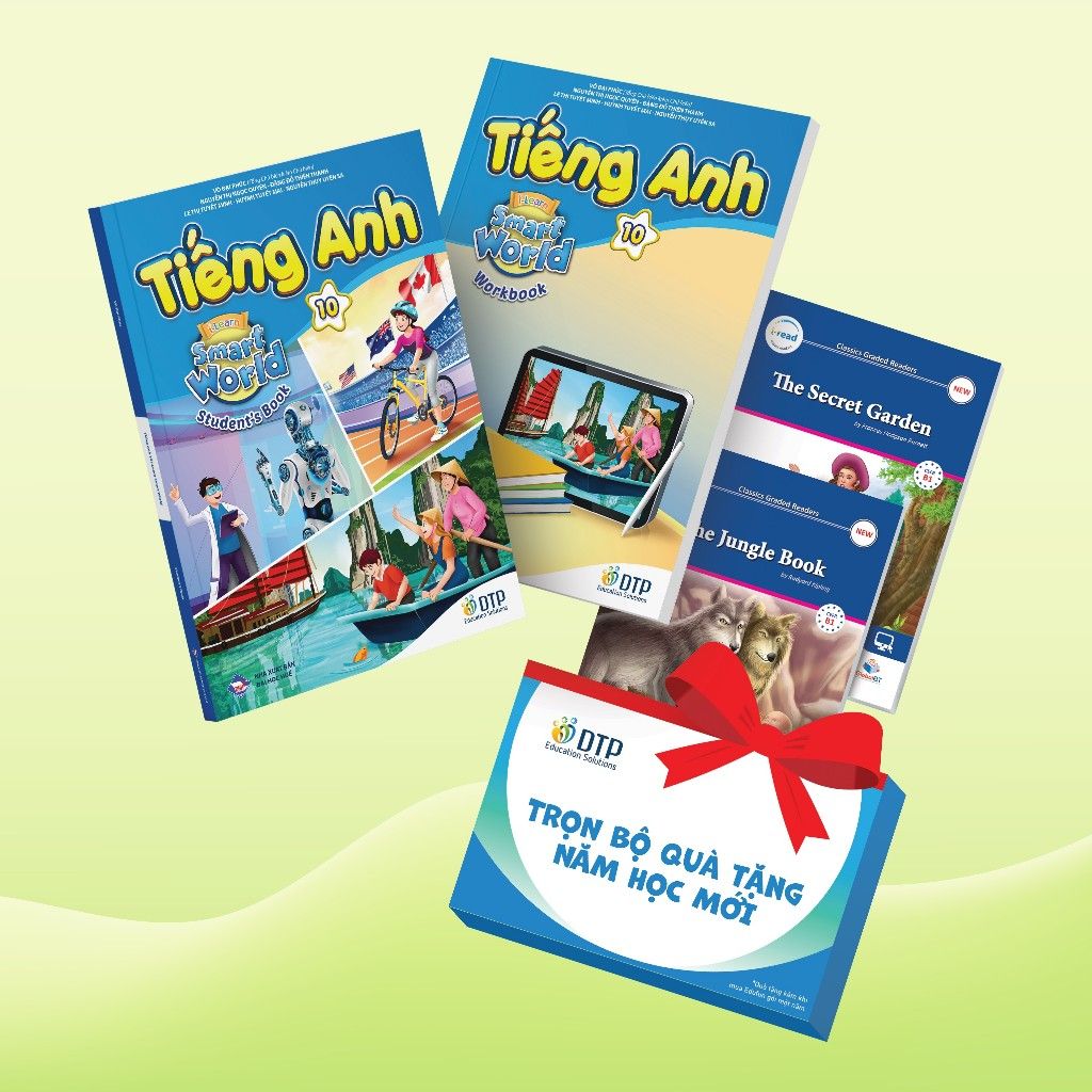 E-voucher - Gói Edufun Premium lớp 10 + [Bộ quà tặng SGK i-Learn smart World + 2 truyện đọc]
